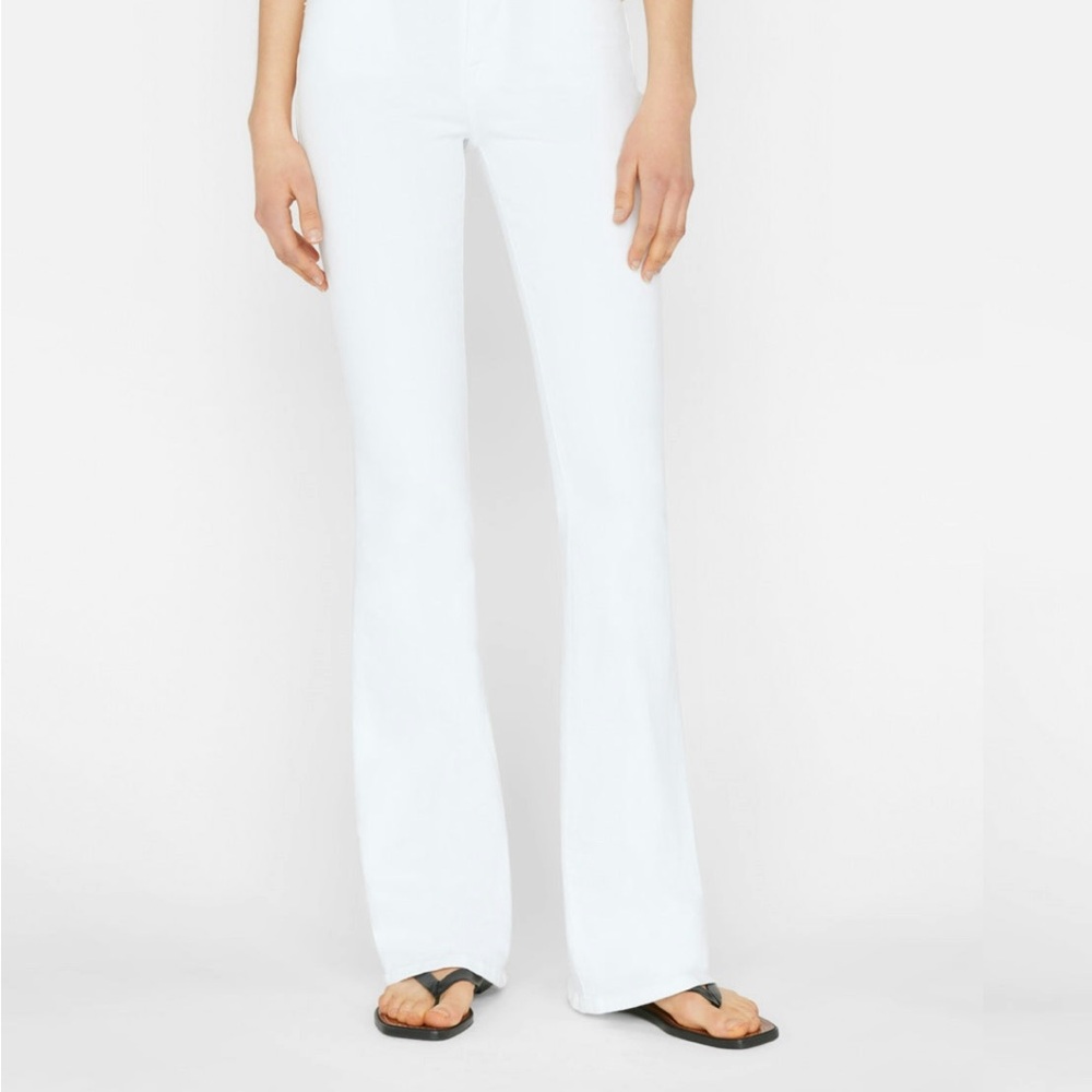 Frame Denim Women's Crisp White Flare Jeans
